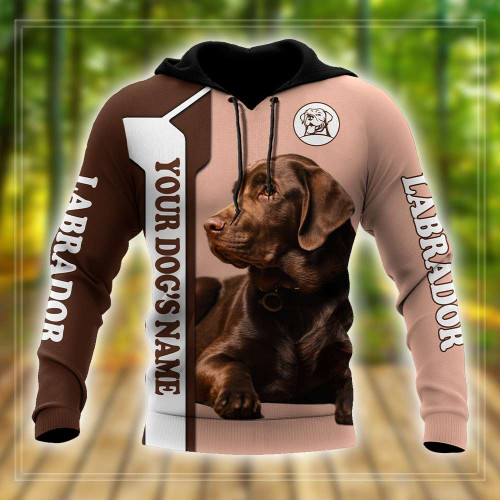 Tmarc Tee Premium Love Dog Chocolate Labrador Retriever Unisex Shirts