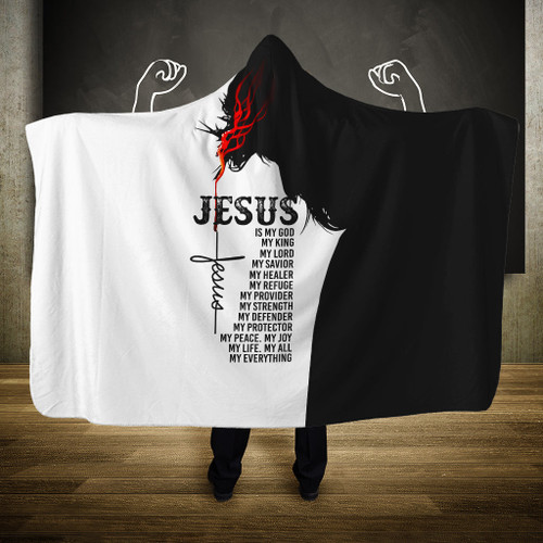 Tmarc Tee Premium Christian Jesus TT Hooded Blanket