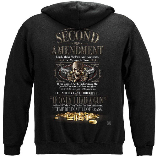 Tmarc Tee nd Amendment If Only I Had a Gun Premium Hoodie