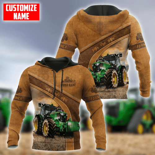 Tmarc Tee Tmarctee Personalized name Farmer Tractor Printed Unisex Shirts DA