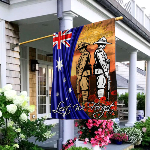 Tmarc Tee Anzac Day Australian Army Remember 3D Printed Flag