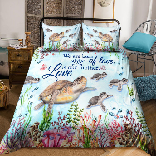 Tmarc Tee Turtle Mother's Love Under The Sea Bedding Set