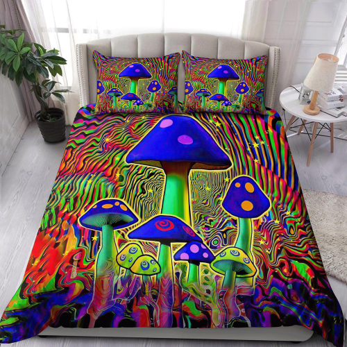 Tmarc Tee Colorful Mushroom Hippie Bedding Set KL31082201
