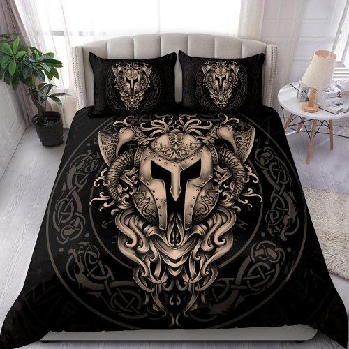 Tmarc Tee Viking Warrior Crest 3D Printed Bedding Set NTN28102201