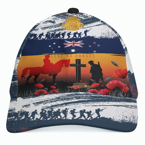 Australian and New Zealand Army Corps Anzac Day - For The Fallen, Lest We Forget Classic Cap Tmarc Tee 07012317
