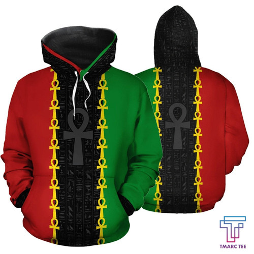 Tmarc Tee African Hoodie - Africa Reggae Ankh st