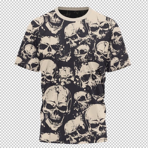 White Skull Pile T-shirt