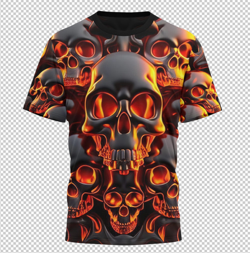 Lava Skull Pile T-shirt