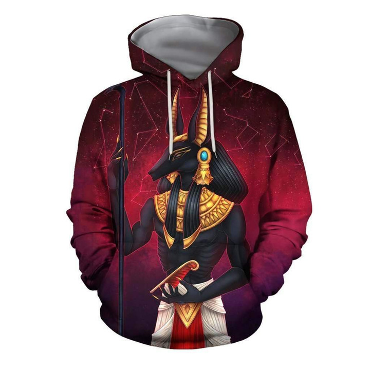 3D All Over Print Beautiful Anubis Hoodie HC3108 - Amaze Style™-Apparel