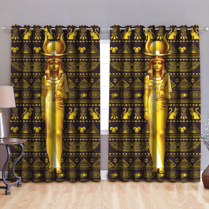 Ancient Egyptian Isis 3D Curtain DD08122002-LAM