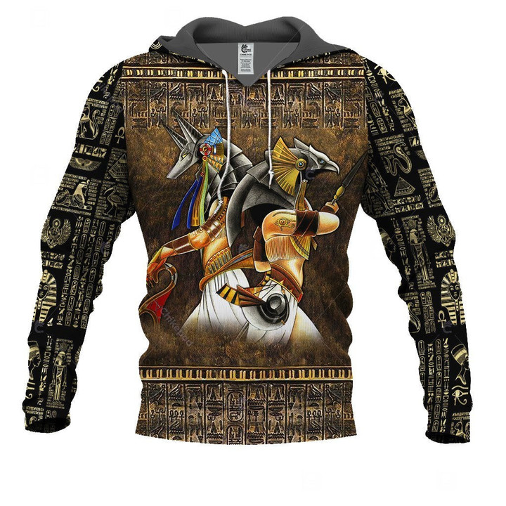 3D All Over Printed Anubis Egypt Hoodie Clothes MP260301 - Amaze Style™-Apparel