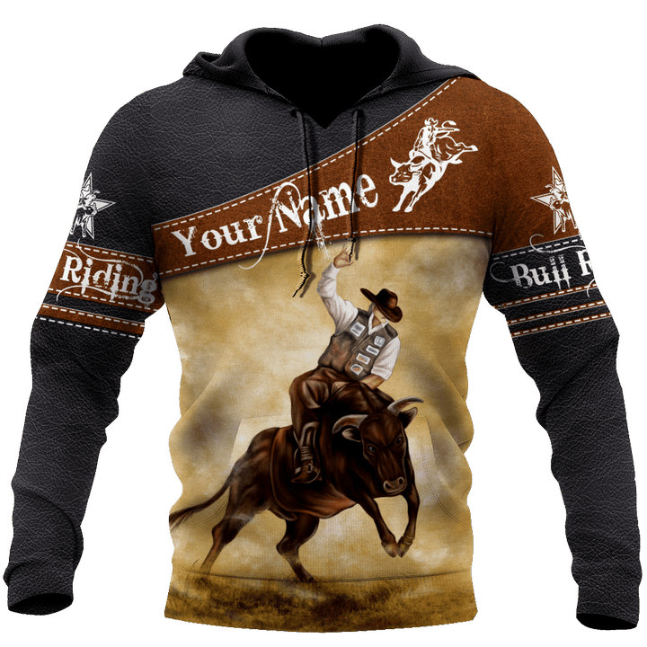  Customize Name Bull Riding 3D All Over Printed Unisex Shirts Cowboy