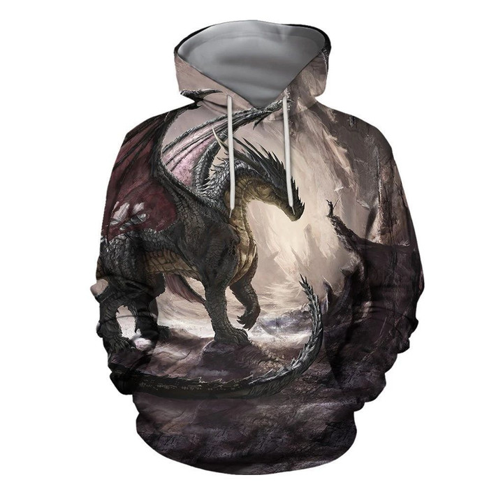 3D All Over Print Dragon Hoodie-Apparel-NM-Hoodie-S-Vibe Cosy™