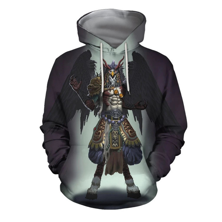 3D All Over Print Horus The Confidential Letter Night Hoodie