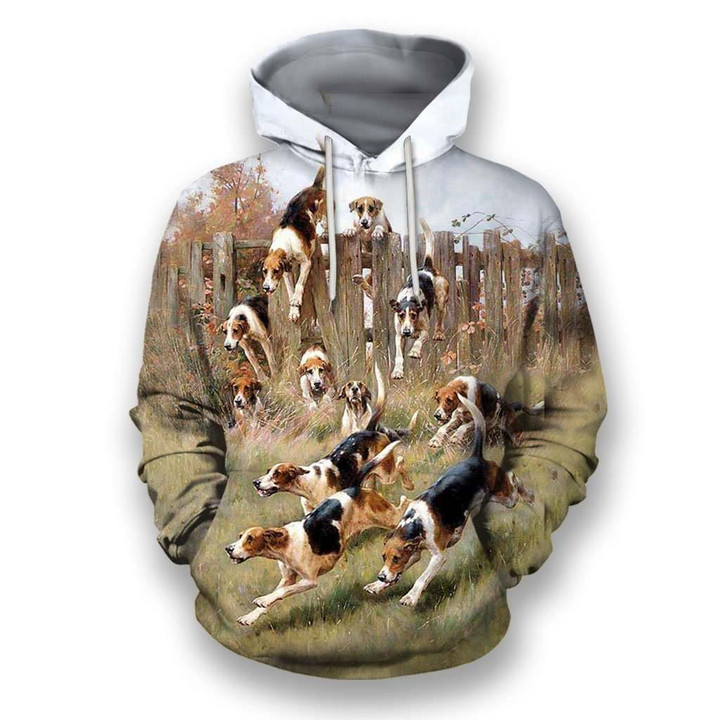 3D All Over Print Beagle Harrier Foxhound Hunting Dog