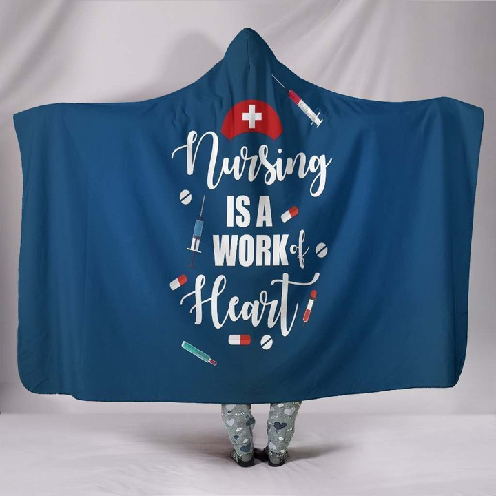 Custom Hoodie Blanket - Nursing Works