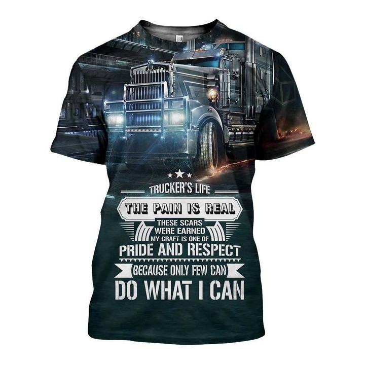 3D All Over Printed Truck Do What I Can Shirts And Shorts