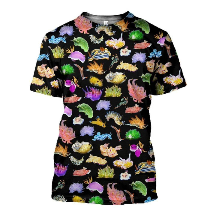 3D All Over Printed Sea Slug Shirts