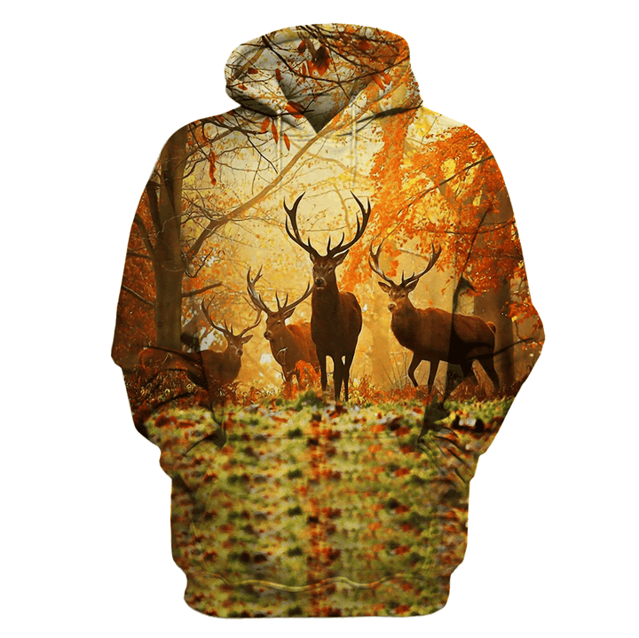 3D AOP Deer Hunting Shirt