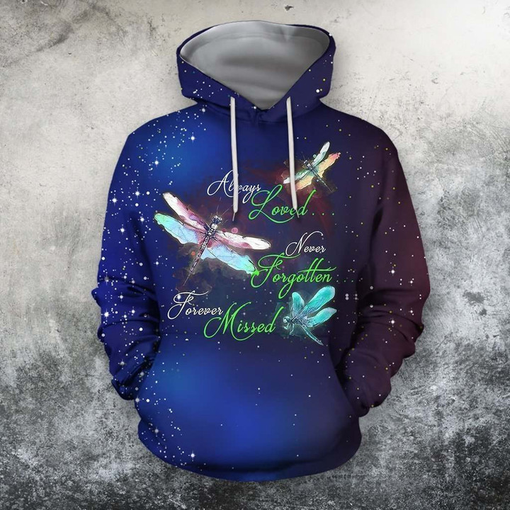 All Over Print Dragonfly Hoodie