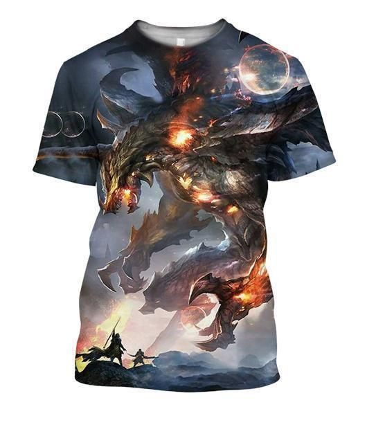 3D All Over Print Dragon Shirt 19
