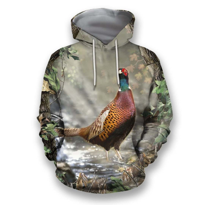 All Over Printed Pheasant Hunting Camo Shirts