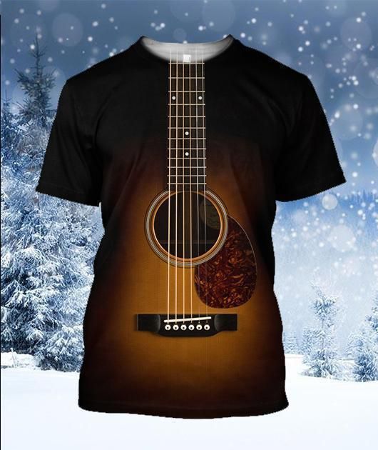 3D All Over Printed Guitar Art Shirts