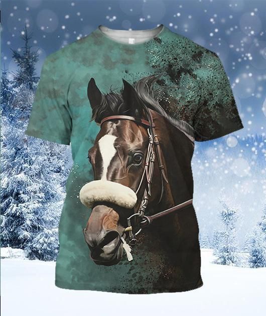 3D All Over Printed Horse Shirts and Shorts