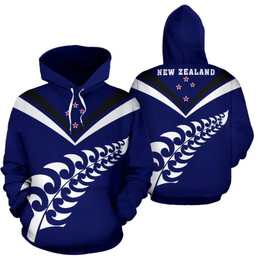New Zealand Silver Fern All Over Print Hoodie 05 JT6