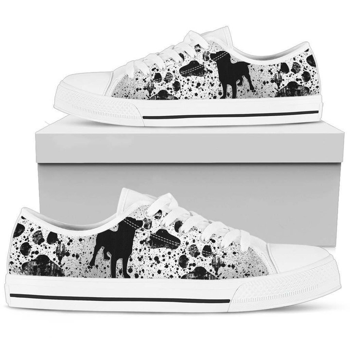 Dreaming Of Dogs White Low Top Sneaker