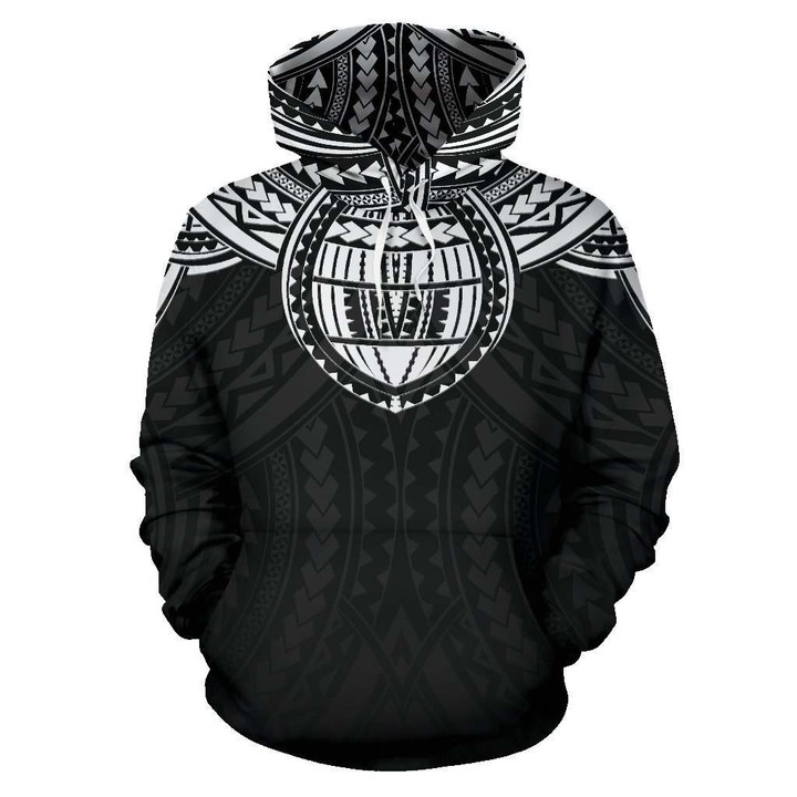 Samoa Coat Of Arms And Poly All Over Hoodie A5