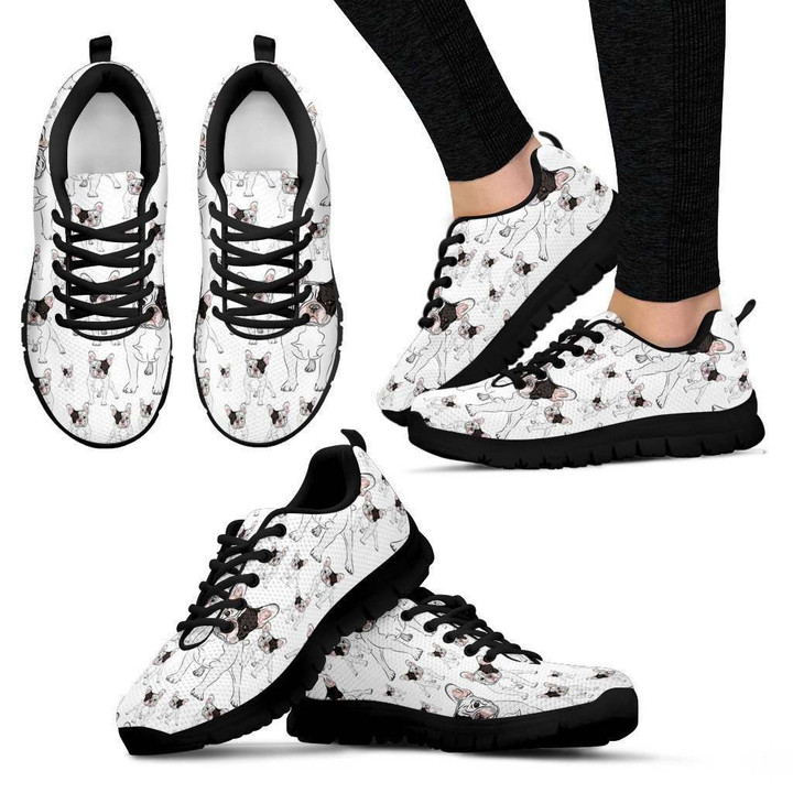 Manny The Frenchie Women's Sneakers