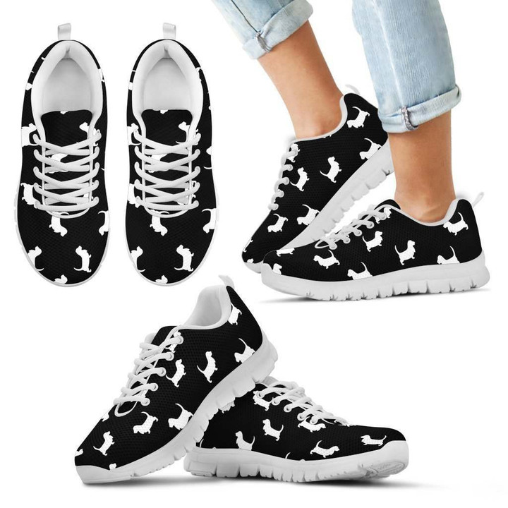Basset Hound Lover Kid's Sneakers