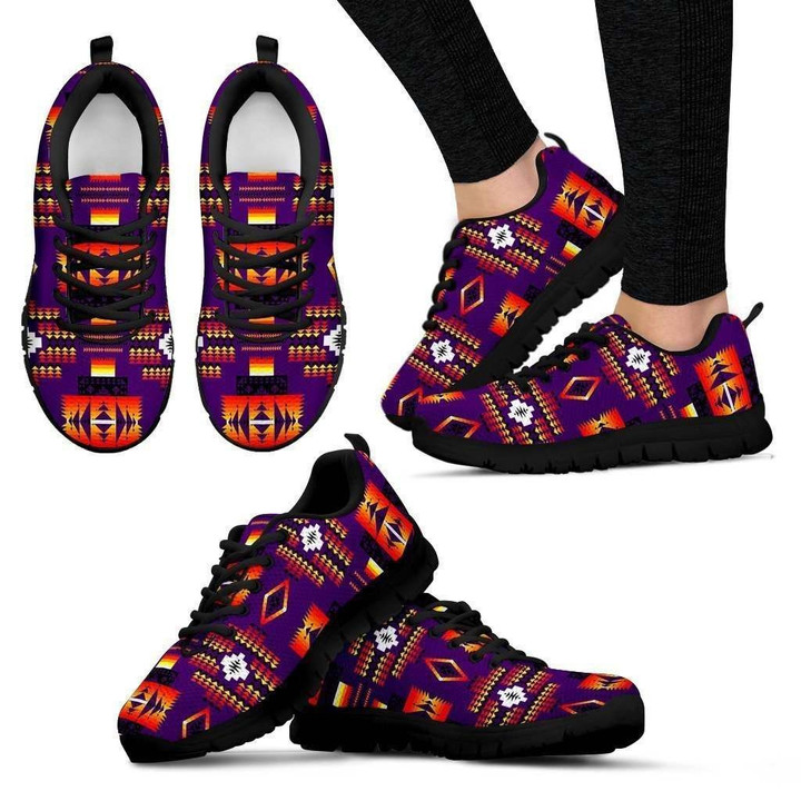 Seven Tribes Purple Women's Sneakers