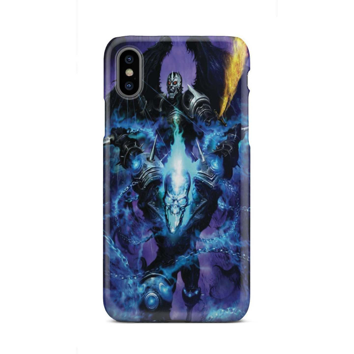 Devil and skull phone case