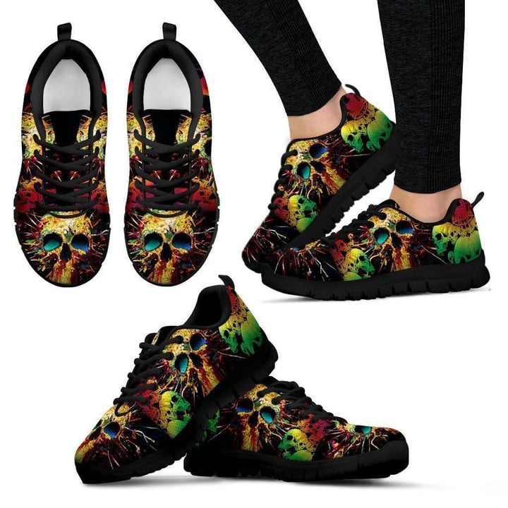 Colorful Skull Sneakers