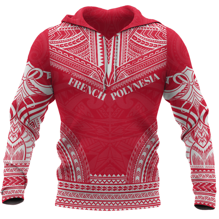 French Polynesia Chief Pullover Hoodie NVD1207