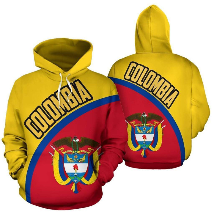 Colombia Hoodie Wave Flag Color
