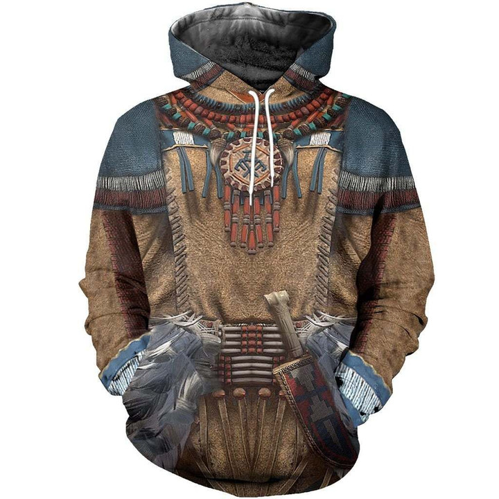3D ALL OVER PRINTED NATIVE AMERICAN CLOTHES SHIRTS AND SHORTS NVD1310