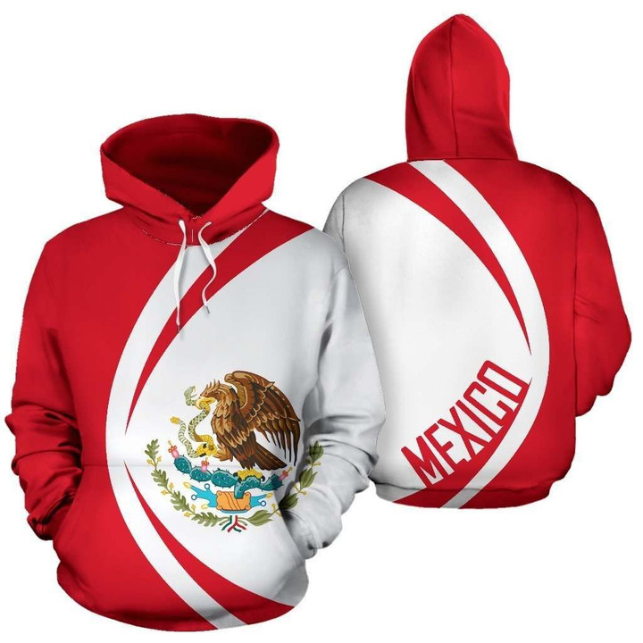 Mexico Coat Of Arms Hoodie - Circle Style