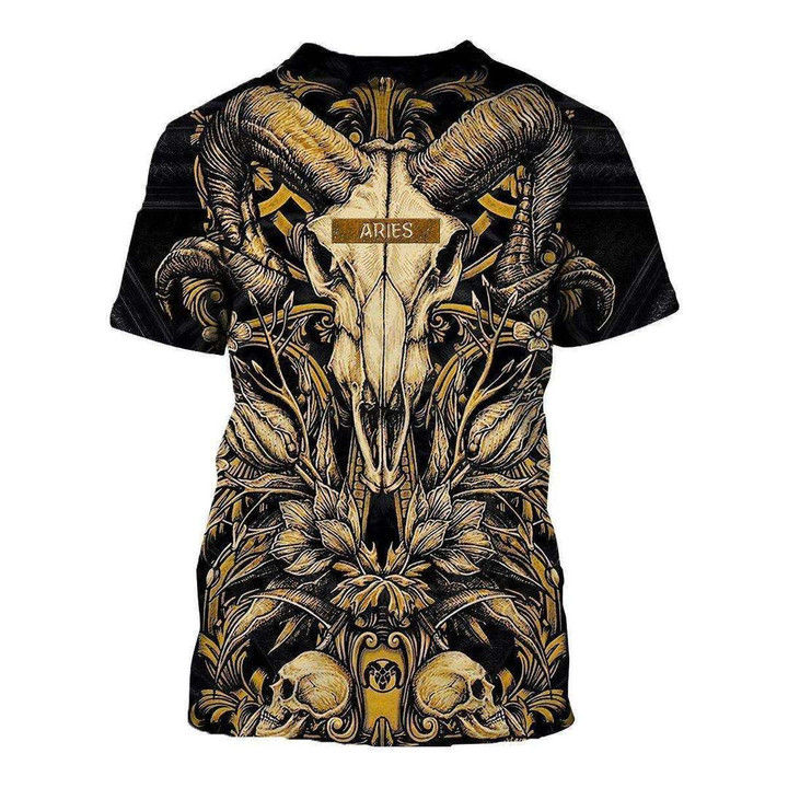 3D ALL OVER PRINTED ARIES T SHIRT HOODIE NTH150836