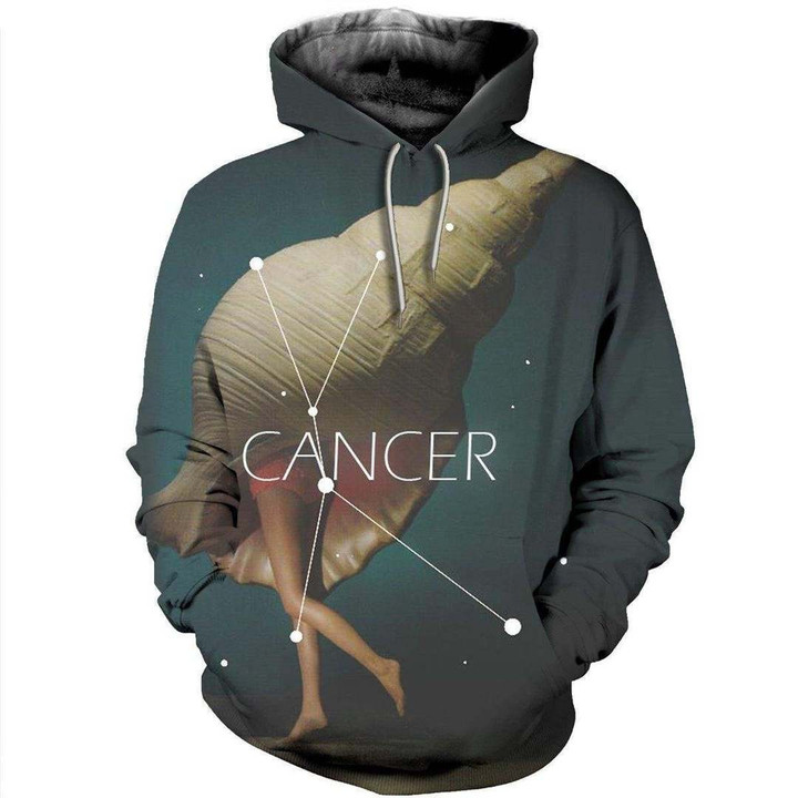3D ALL OVER PRINTED CANCER ZODIAC HOODIE NTH160830