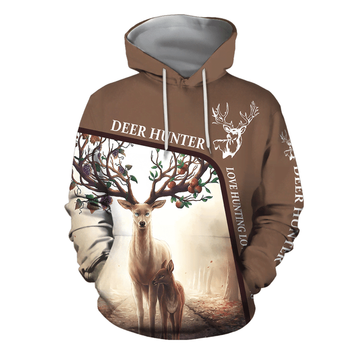 Deer Hunting 3D All Over Printed Shirts for Men and Women TT170802