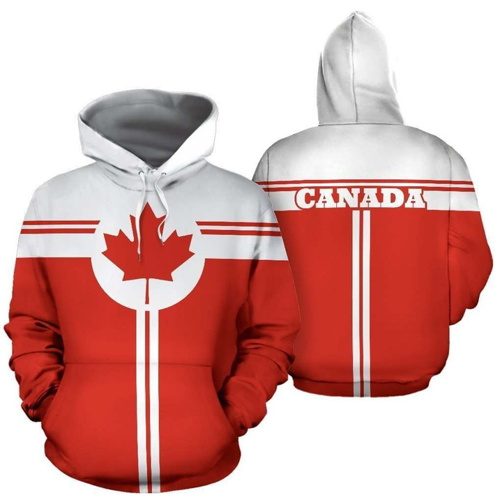 Canada All Over Zip-Up Hoodie PL