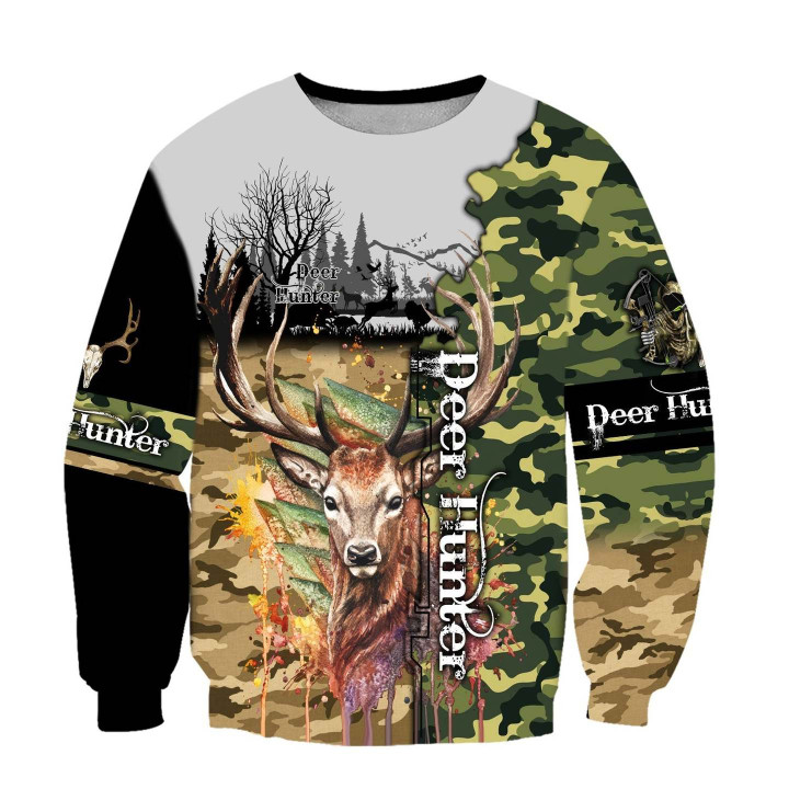 BEAUTIFUL HUNTING CAMO 3D ALL OVER PRINTED SHIRTS ANN231001