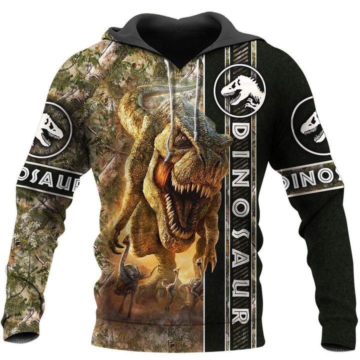 DINOSAUR 3D ALL OVER PRINTED SHIRTS MP897-Apparel-MP-Hoodie-S-Vibe Cosy™