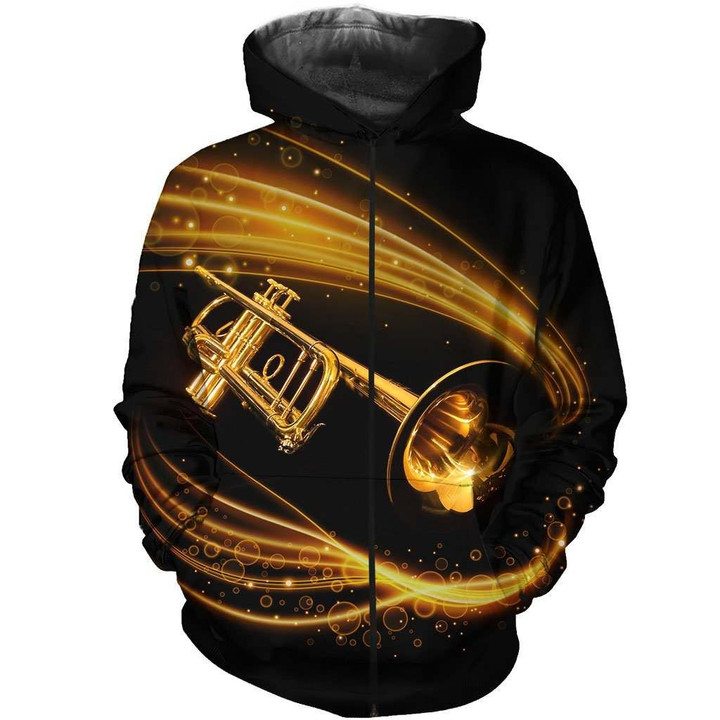 Trumpet music 3d hoodie shirt for men and women HG12114