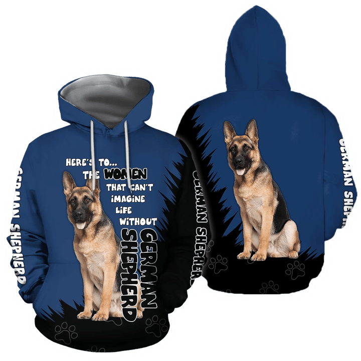 German Shepherd Dog Lover 3D Full Printed Shirt For Men And Women Pi281207-Apparel-MP-Hoodie-S-Vibe Cosy™
