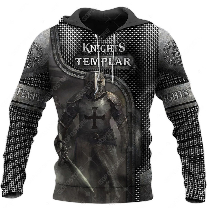 Knight Templar 3D All Over Printed Shirts MP9811-Apparel-MP-Hoodie-S-Vibe Cosy™