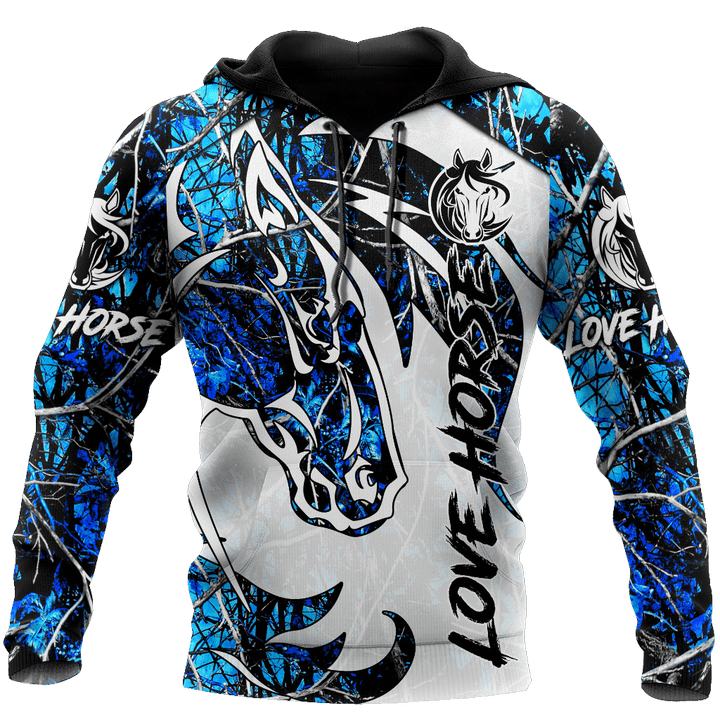 Beautiful Horse 3D All Over Printed shirt for Men and Women Pi060102